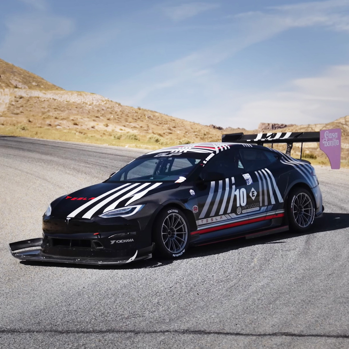 Unplugged Performance’s Modified Tesla Model S Breaks EV Track Record at Willow Springs